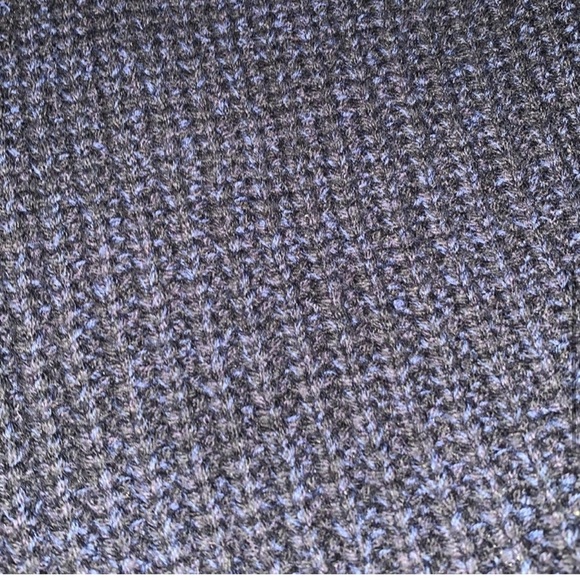 Free People Navy Black Chunky Knit Cardigan Sweater - Picture 4 of 8